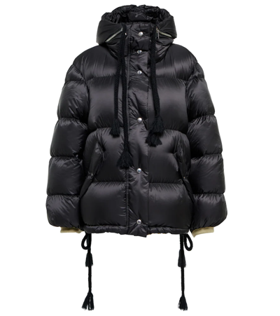 Moncler Genius Sydow Oversized Puffer Jacket In Black
