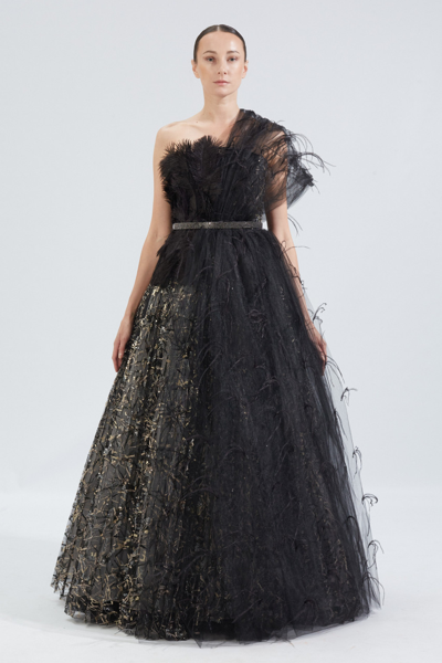 Khoon Hooi Frida Gown In Black