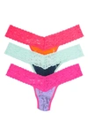 Hanky Panky Low Rise Lace Thongs In Onhy