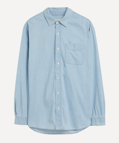 Nudie Jeans Filip Denim Shirt In Blue