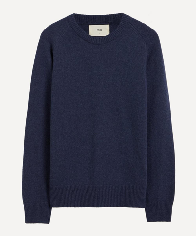 Nudie Jeans Boxy Patrice Knit Jumper In Ink