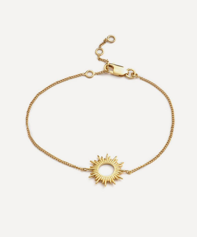 Rachel Jackson Electric Goddess 22ct Gold-plated Sterling Silver Sunburst Bracelet