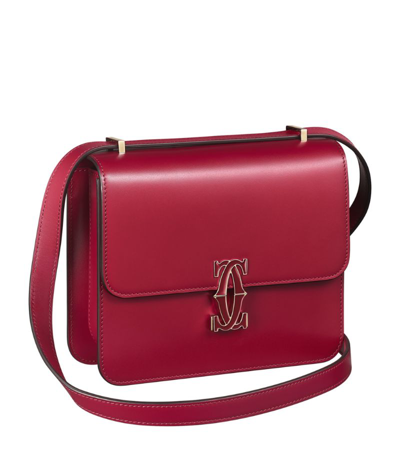 Cartier Harrods Shoulder Bag In Red