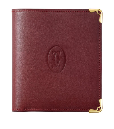 Cartier Harrods Wallet In Red