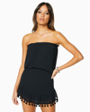 Ramy Brook Marcie Coverup Mini Dress In Black