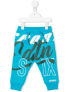 Dsquared2 Logo-print Track Pants In Blue