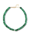 MATEO 14KT YELLOW GOLD MALACHITE DIAMOND BEADED BRACELET