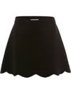 JW ANDERSON SCALLOPED-HEM MINI SKIRT