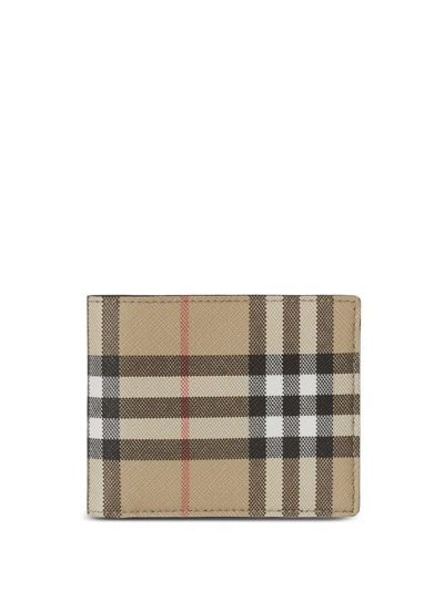 Burberry Vintage Check Bi-fold Wallet In Multi-colored