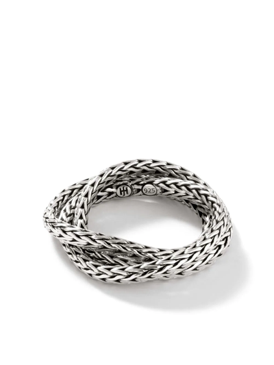 John Hardy 1.8mm Chain Ring In Silver-tone
