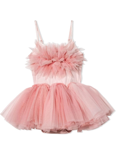 Tutu Du Monde Babies' Passion Petal Tutu Dress In Porcelain Pink