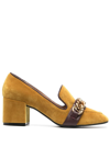 Roberto Festa Heli Velvet-effect 70mm Loafers In Yellow