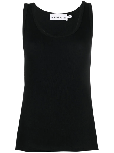 Remain Rear Cut-out Tank Top In Black