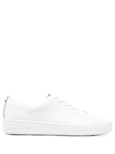 Michael Michael Kors Keaton Two-tone Sneakers In White