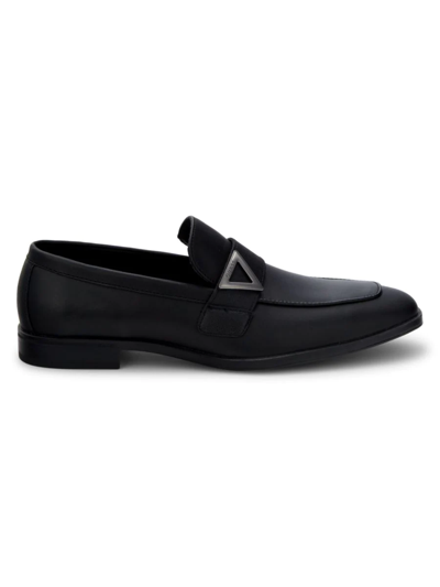 Guess Men's Hamlin Faux-leather Slip-on Dress Shoes In Black