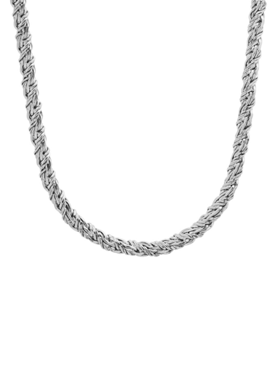 Anthony Jacobs Men's 18k Goldplated Stainless Steel Singapore Chain Necklace/24" In Grey