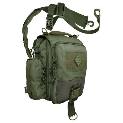 Pre-owned Hazard 4 Kato Tablet Netbook Mini-messenger Shoulder Bag Padded Olive Drab Green