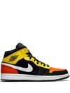 JORDAN AIR JORDAN 1 MID SE "AMARILLO ORANGE" SNEAKERS