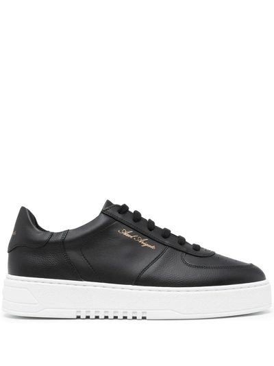 Axel Arigato Orbit Sneakers In Black Leather