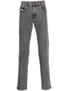 Diesel 2019 D-strukt Straight Jeans In Grau