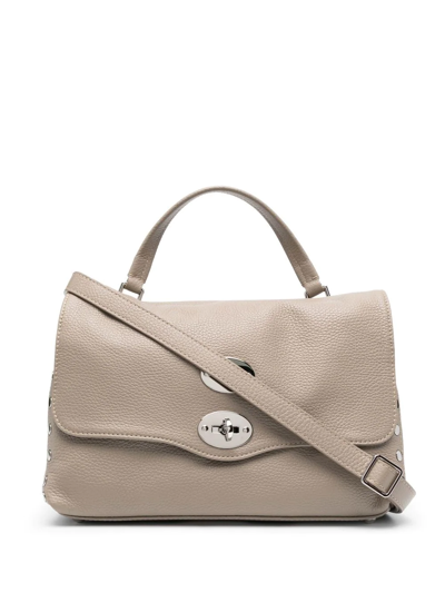 Zanellato Baby Postina Twist-lock Messenger Bag In Gray