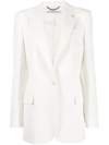 Stella Mccartney Single-breasted Blazer In Weiss