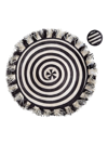 Adriana Castro Zenú 4-piece Placemat & Coaster Set In Black