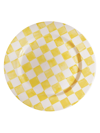 Adriana Castro La Vichy Dinner Plate In Yellow