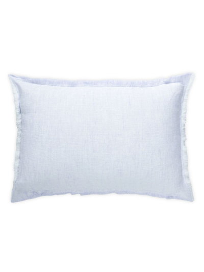 Anaya So Soft Linen Pillow In Light Blue