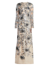 ERDEM WOMEN'S MALVINA FLORAL SEQUIN-EMBROIDERED GOWN