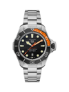 Tag Heuer Aquaracer Professional 1000 Superdiver Titanium Bracelet Watch In Black