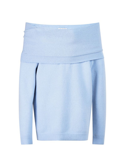 Halston Women's Corin Wool & Cashmere Knit Sweater In Powder Blue