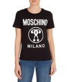MOSCHINO MOSCHINO DOUBLE QUESTION MARK PRINTED T