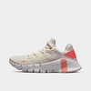 Nike Women's Free Metcon 4 Training Shoes In Sail/total Orange/crimson Bliss/pearl White/gold Tone