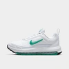 Nike Women's Air Max Ap Casual Shoes In White/pure Platinum/black/neptune Green