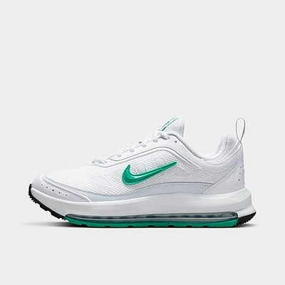 Nike Women's Air Max Ap Casual Shoes In White/pure Platinum/black/neptune Green