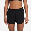 Nike Women's Tempo Luxe Running Shorts In Black/black/reflective Silver