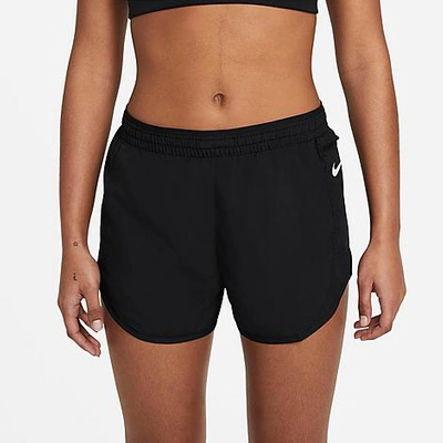 Nike Women's Tempo Luxe Running Shorts In Black/black/reflective Silver