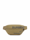 BURBERRY BURBERRY MEN'S BEIGE POLYAMIDE BELT BAG,8050810 UNI