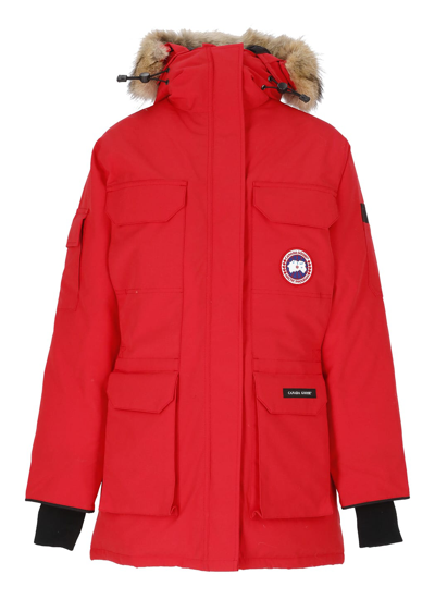 Canada Goose Red Down Expedition Parka In Red