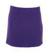 Golden Goose Journey Mini Skirt Fiona Curly Wool Boucle In Violet