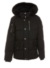 Moose Knuckles Original 3q Feather-down Jacket In Black