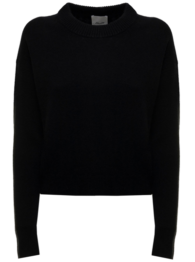 Allude Black Sweater In Knittted Cashmere Blend  Woman