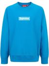Supreme Box Logo Sweatshirt In Blue
