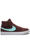 NIKE SB BLAZER MID "MYSTIC DATES/GLACIER ICE" SNEAKERS