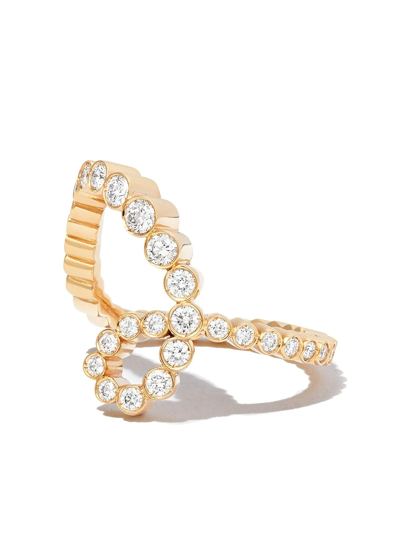 Sophie Bille Brahe Grand Ensemble Ruban 18kt Yellow Gold Ring With Diamonds