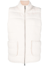 ARCH 4 TEXTURED-KNIT PADDED GILET JACKET