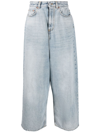 BALENCIAGA DROP-CROTCH WIDE-LEG JEANS