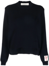Golden Goose Long-sleeved Jumper In Blue