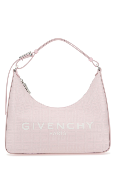 Givenchy Moon Cut-out Leather Shoulder Bag In Pink